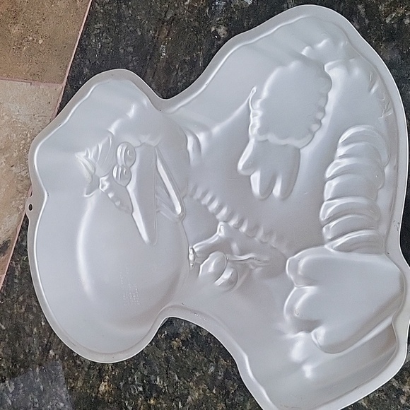 Vintage 1983 Wilton Sesame Street Elmo & Big Bird And Balloon Cake Pans Mold - Picture 3 of 6
